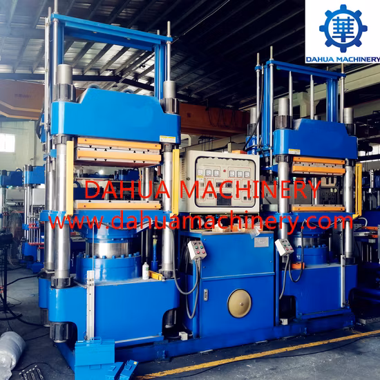 Automatic Silicone Rubber Vulcanizing Molding Compression Plate Heat Hydraulic Press Vulcanizer Machine with CE Certificate