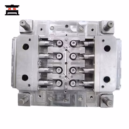 Blauer Radblock aus Kunststoff, Radstopper, reflektierender PVC-Stopper, Kunststoff-Spritzgussformen