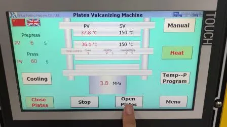 Labor-Hot-Sale-Gummi-Plasic-Vulkanisierungspresse-Kompressionsformmaschine zur Herstellung von Proben