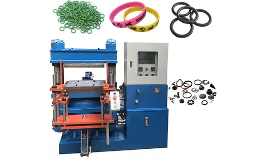 Hydraulische Press-O-Ring-Vulkanisiermaschine China Gummi-Kompressionsformmaschine